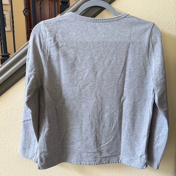 A.P.C. Gray “One Love” Long Sleeve Tee/Thinner Sweatshirt Size Small - Picture 9 of 14